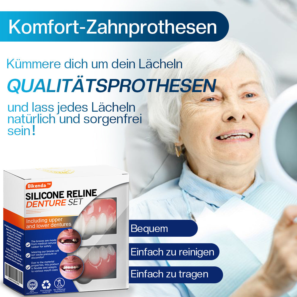 Bikenda™ Silikon-Zahnprothesen-Reline-Set (ADA-zertifiziert) 🍀